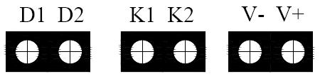 GST-BT001F獨(dú)立式可燃?xì)怏w探測器對(duì)外接線端子示意圖